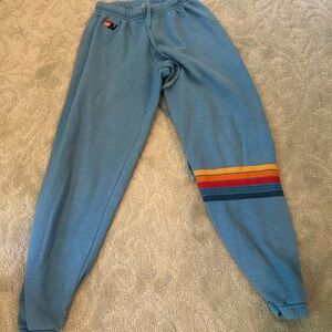 Women’s Aviator Nation blue sweatpants